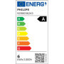 Philips, ampoule LED Ultra Efficient Classe A, 75W, culot E27, blanc chaud 2700K, transparente