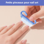 6 Pièces Brosse à Ongles, Brosse Ongles Main en Plastique, Brosses à Ongles à Manche, Brosse a Ongles pour Nettoyage Ongle et Pi