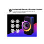 LG xboom, Enceinte Bluetooth Puissant, PartyBox, Karaoke, Grosse Enceinte Bluetooth Lumineuse,Portable à roulettes, Enceinte Blu