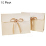10 Pcs Sacs Cadeau Pliables Pochettes Cadeau x pour Echarpe Sac en Papier Epais Emballage Cadeau avec Ruban Noeud Enveloppe Sac 