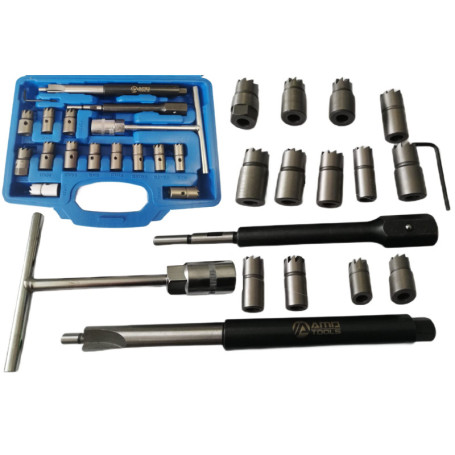 AMD TOOLS Kit d'outils pour injecteurs diesel 17 pièces