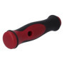 Stubai 356501 Manche bi matière pour ciseau à bois, Noir/rouge, 130 mm