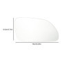 Konuooer Rétroviseur chauffant pour Polo 9N 2005-2009, Verre rétroviseur extérieur en verre asphérique miroir rétroviseur compat