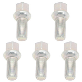 ZEALfix Boulons de goujons d'écrou de roue pour A3 A4 A6 TT Sk-da Fabia 0ctavia Superb, goujons de boulons de roue pour Golf Bor