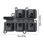 Anlseiod 071905106 Bobine d'allumage compatible avec Bora Golf Passat 2.3 Vr5 V5 Bobine d'allumage Remplace 0986221017 004010003