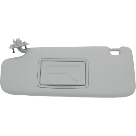 Pare-Soleil de Voiture Pare-Soleil Gauche avec Miroir adapté for Chevrolet Aveo 2012 2013 2014 Gris Visières de Soleil