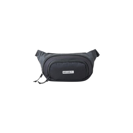 RIP CURL | Sac Banane XL Icons | Sac Crossbody Homme Grande Taille en Polyester recyclé | 35 x 19 x 9 cm | Coloris Noir