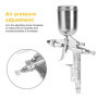 Pistolet Pulvérisateur, Buse Professionnelle 0,5 Mm 125 Ml Mini Pistolet Pulvérisateur Pneumatique pour Réparation de Peinture d