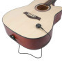 Micro Guitare Acoustique,Mini Piezo Noir Micro de Transducteur Accessoires de Guitare pour Guitare Acoustique Violon Ukelele