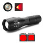 Lampe de Poche Rouge, WESLITE Lampe Torche de Chasse avec Torches de Signal de Lumière Rouge Lampe de poche Tactique Rouge Zooma