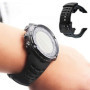 JTMM bracelet en caoutchouc souple de remplacement for Suunto Ambit 1/2 / 2S / 2R / 3 sport / 3 cycles / 3 picots - Bracelet de 