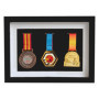 vitrine en bois pour les médailles et les insignes d'honneur Box Boîte de rangement pour médaille Marathon, médaille militaire t