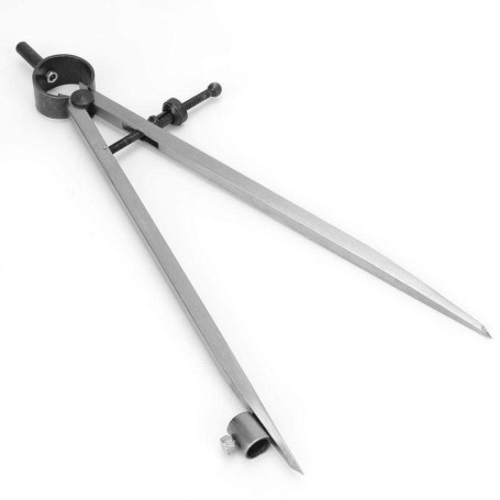 Diviseur d'Aile, Compas à Étrier de Diviseur à Ressort de Précision Réglable et Verrouillable avec Outil Rotatif pour Porte-Styl