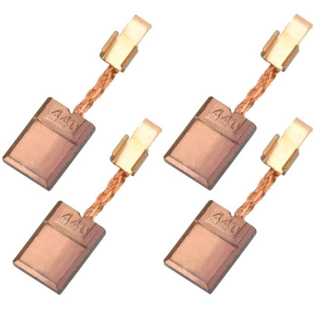 CODIRATO 4Pcs Balais de Charbon en Cuivre Brosse À Charbon Outil Charbons pour perceuses pour MAKITA CB-440/ CB-448 CB-436/19502