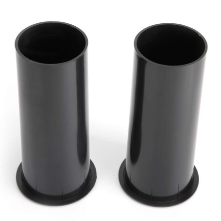 VBESTLIFE Tube inverseur de Haut-Parleur, Tube inverseur de Haut-Parleur de Caisson de Basses à Trou Ouvert de 5.91in 60mm pour 