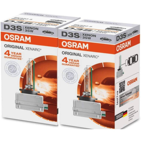 Osram 66340HBI Xenarc 35W D3S PK32D-5 4600K HID Xenarc foco de xenón (paquete de 2)