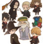 HARRY POTTER - Aimant Mignon caractères Magnets Set Official Merchandising, Multicolore, Taille Unique (Dirac 1)