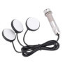 Alomejor Micros Guitare Acoustique Électrique Instrument Piezo 3 en 1 Microphone pour Guitare Acoustique Ukulélé Mandoline