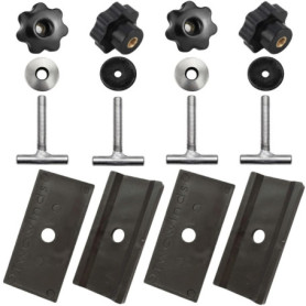 Twowinds - Vis Fixation Cargaison au Rail Compatible avec VW T5 T6 Multivan Transporter California - 7h5883084c - Support Protec