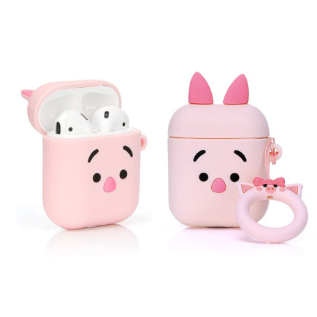 ZAHIUS Airpods Silicone Case Funny Cover Compatible pour Apple Airpods 1 & 2 [Motif de Dessin Animé 3D] Cadeau pour Fille Garçon