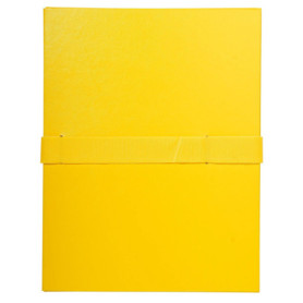 Exacompta - Réf. 627E - Carton de 10 chemises à dos extensible balacron - 1 rabat - fermeture par sangle auto-agrippante/scratch