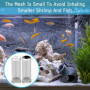 Heqishun 4 Pièces 16mm Garde de Filtre d'Aquarium, Garde de Protecteur de Filtre de Maille d'Aquarium, Protection du Filtre en A