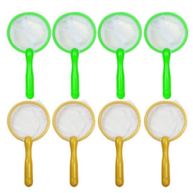 TOYANDONA 10 Pcs Mini Filet de Pêche Petit en Plastique Insecte Attraper Filet de Pêche Net pour Enfants Enfants