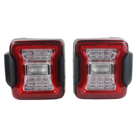 SXMA Feux arrière à LED Les Plus récents pour Feux de recul pour Feux de Position arrière Wrangler JK 07-17 (Euro Version)