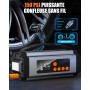 Onherm 7-in-1 Booster Batterie Voiture avec Gonfleur 150PSI, 2000A Demarreur Batterie Voiture pour Jusqu’à 8L Gaz ou 5L Diesel, 