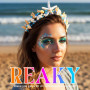 Reaky Diadèmes et couronnes en forme d'étoile de mer - Serre-tête de mariée en perles dorées - Accessoire de cheveux de mariage 