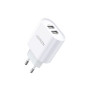 UGREEN Chargeur Secteur USB 2 Ports 17W 3.4A avec Technologie Intelligente Compatible avec Liseuses Tablettes iPad iPhone TV Sti