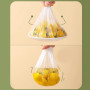 Lot de 100 pochettes de protection alimentaire réutilisables en plastique transparent avec élastique pour le stockage des alimen