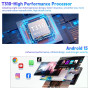Hasskya Tablette 10 Pouces Android 15, 18 Go RAM + 128 Go ROM (Extensible Jusqu'à 1 to), Tablette Tactile avec Widevine L1, T310