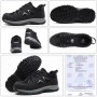 CYKYGGO Chaussures de Sécurité Hommes Femme légère Chaussures de Travail Confortable Embout Acier Protection Baskets De Sécurité