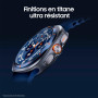 Samsung Galaxy Watch Ultra (2025), Montre Connectée, Bouton d'action, Galaxy AI, GPS Double fréquence, 4G, 47mm, Bleu Titane, Ch
