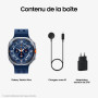 Samsung Galaxy Watch Ultra (2025), Montre Connectée, Bouton d'action, Galaxy AI, GPS Double fréquence, 4G, 47mm, Bleu Titane, Ch