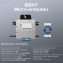BENY Micro-onduleur Solaire 800W- Onduleur Connecté au réseau électrique avec Contrôle Wi-FI et APP- Puissance de l'onduleur Sol