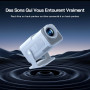 WOLFANG 4K Videoprojecteur【Application Intégrée/Netflix Officiel】, 26000 Lumen Retroprojecteur avec WiFi 6, Zoom 50%, 180° Rotat