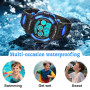DTKID Digitale Montre Enfant garçon Fille, 7 Couleurs de LED, Montre pour Enfants avec Alarme, Chronomètre, Date, 5ATM Waterproo