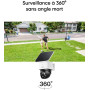eufy Security SoloCamS340 caméra de sécurité Solaire,Camera Surveillance WiFi exterieure sans Fil,Surveillance 360° 3K,sans Angl