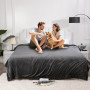 GBYcLyw Couverture imperméable Queen Size 200 x 230 cm, pour couples adultes, matelas imperméable réversible grande taille pour 