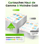 2500XL Cartouche d'encre 2500XL pour Canon PGI 2500 XL Compatible pour Canon Maxify MB5050 MB5455 MB5150 MB5450 MB5000 MB5100 MB