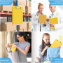 Hnogri porte-bloc a4 Avec pince de rangement, ouverture latérale du porte-bloc pour soins infirmiers, boîte de rangement pour pr