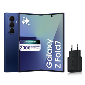 Samsung Galaxy Z Fold7, Smartphone Android 5G avec Galaxy AI, 256 Go, Chargeur Secteur Rapide 25W Inclus, Smartphone déverrouill