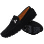 Jamron Hommes Élégant Boucle Loafers Confortable Daim Chaussures de Conduite Stylées Mocassin Slippers