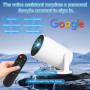 Mini Projecteur 4K Videoprojecteur Portable Projecteur Video WiFi 6 BT 5.4 Android 11 Retroprojecteur 1080P Full HD Supporté pou