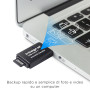 Integral Lecteur de Cartes mémoire Micro SD, USB 3.1 USB 3.0, microSDHC, microSDXC, Adaptateur