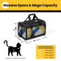 Conlun Porte-Chat Approuvé, Transport pour Chien Souple avec Laisse intérieure, pour Chats et Chiots Jusqu’à 7 kg, Sac de Voyage