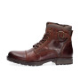 JACK & JONES Jfwalbany Leather Brown Stone Sts, Biker Boots Homme