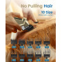 Oneisall Tondeuse à poils pour chiens de haute qualité, tondeuse sans fil entièrement lavable étanche IPX7, adaptée aux poils lo